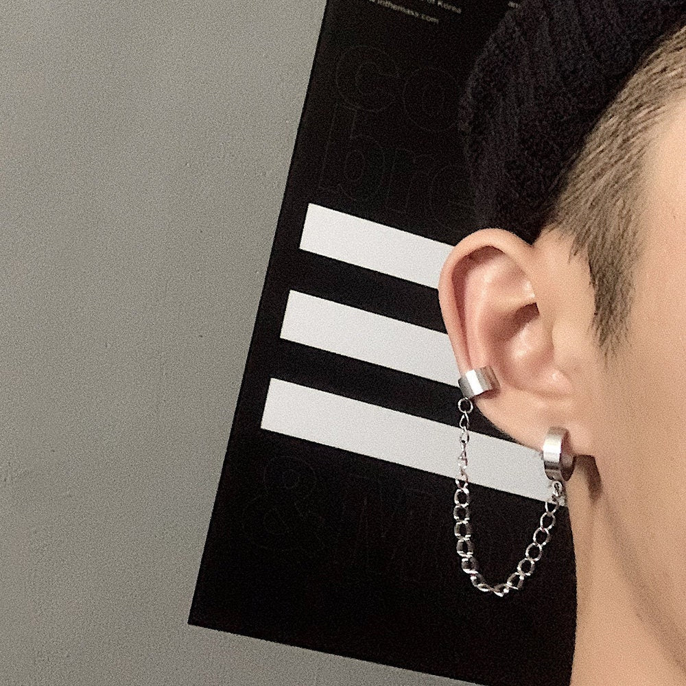 Clip Chain Cuff Dangle Drop Earring – SAZ Studios