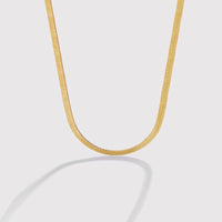 Herringbone Snake Chain Necklace