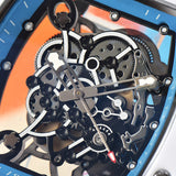 RM Style Richard Mille Watch in Rubber Strap, Skeleton Movement