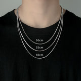 Herringbone Snake Chain Necklace