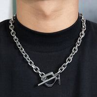 Chain Link Clavicle Necklace