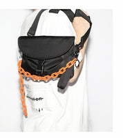 Nylon Chain Shoulder Bag