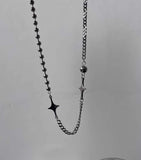 Star Beaded Chain Necklace